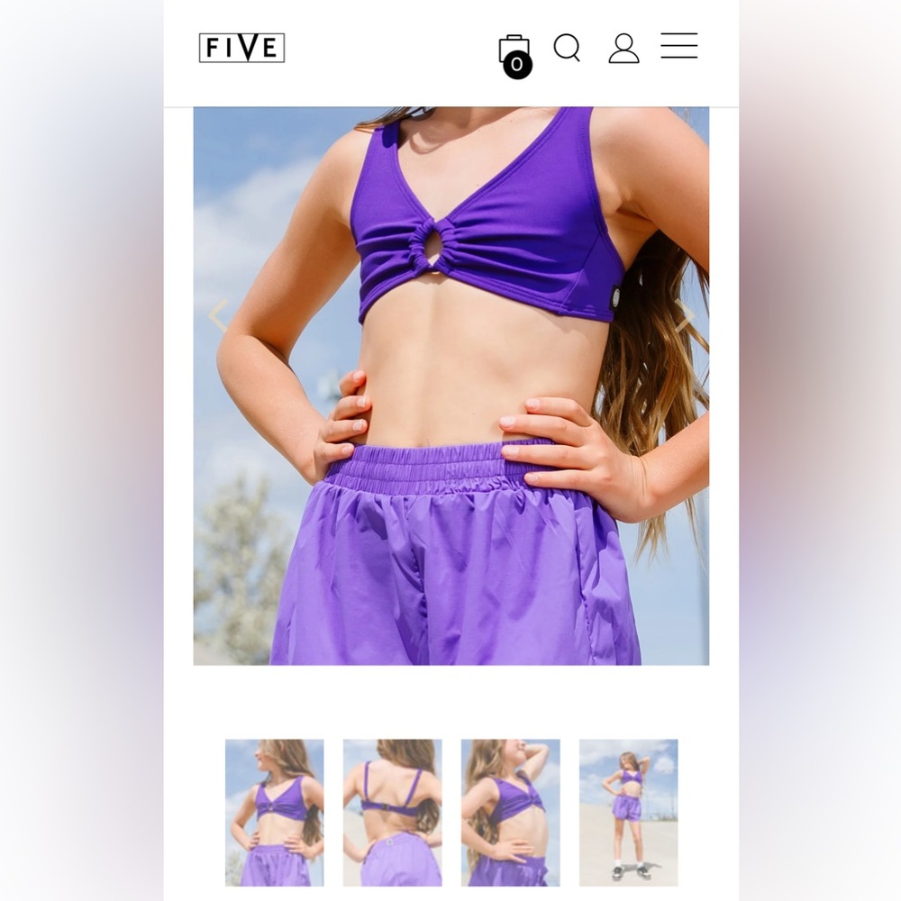 Barre Bralette by Five The Label